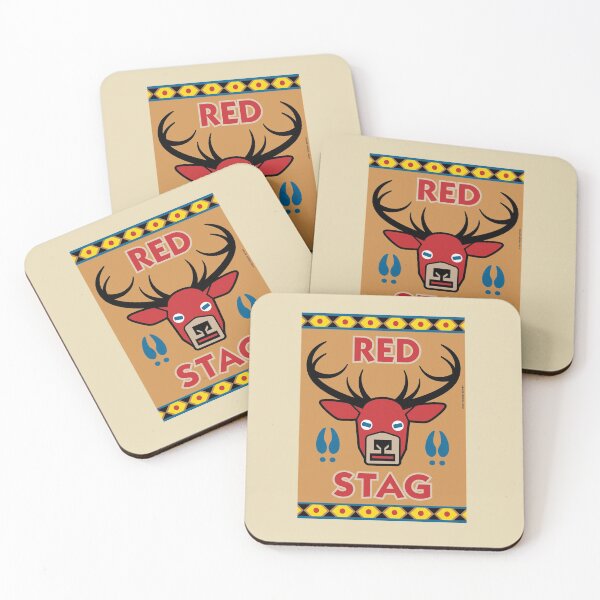 Item preview, Regal Red Stag Crest designed and sold by Mindscaping.