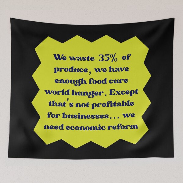 Item preview, End World Hunger - Support Economic Reform designed and sold by Picket Club.