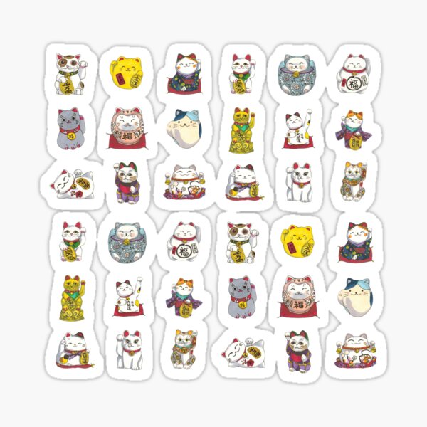 Artikel-Vorschau von Winzige Glückskatze Maneki Neko Glückskatze, designt und verkauft von lalashellsArt.