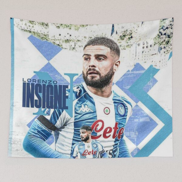 Item preview, Illustration Lorenzo Insigne Art designed and sold by TabinaFathar.