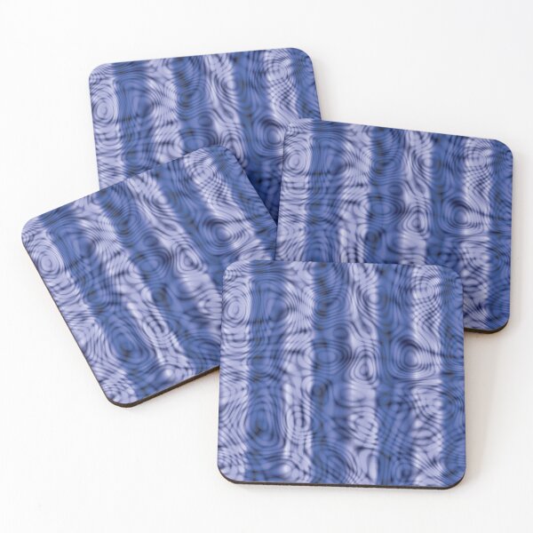 Item preview, Psychedelic Hypnotic Trippy Acid Swirls Blue Stripes designed and sold by James-Cole.