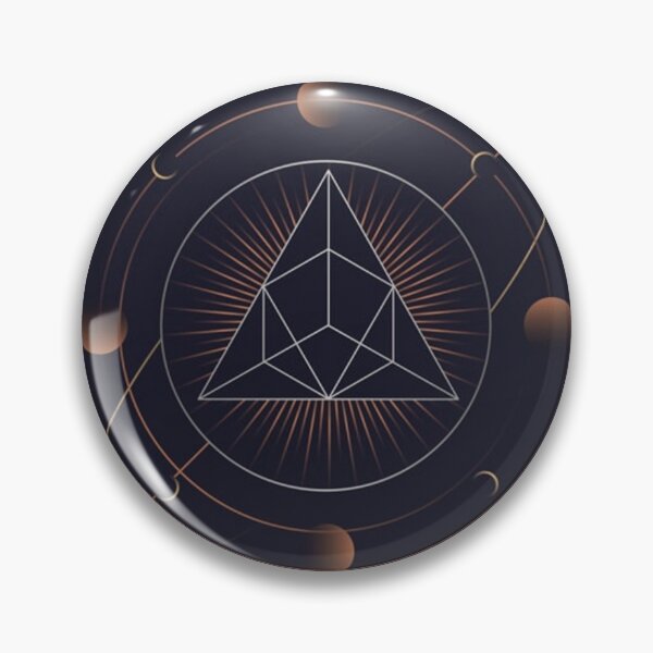 Item preview,  Geometric pyramid astrological tarot card designed and sold by TrendyThings37.