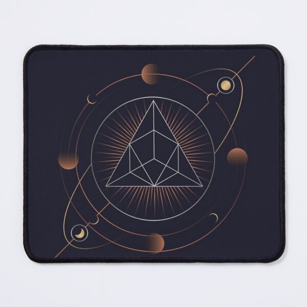 Item preview,  Geometric pyramid astrological tarot card designed and sold by TrendyThings37.