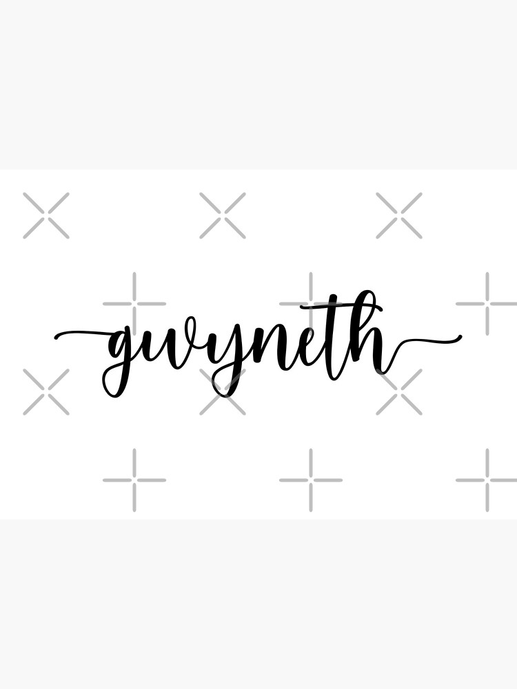 Gwyneth Name Label Beautiful Calligraphy