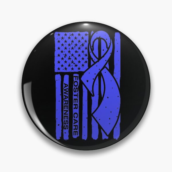 Item preview, Foster Care Awareness Ribbon American Flag designed and sold by Tadmab.