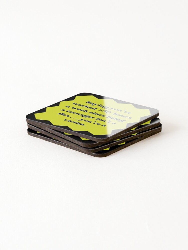 Thumbnail 4 of 5, Coasters (Set of 4), Workers Rights designed and sold by SSFootball.