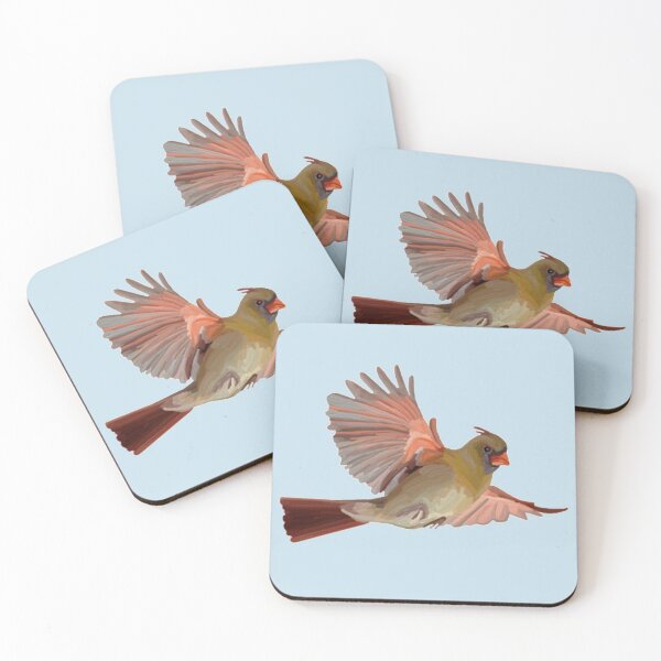Item preview, Female Cardinal Illustration designed and sold by Deborah Camp.