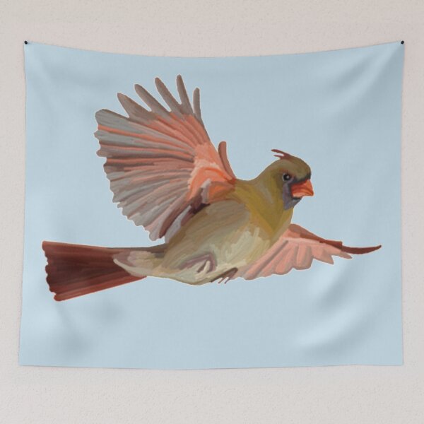 Item preview, Female Cardinal Illustration designed and sold by Deborah Camp.