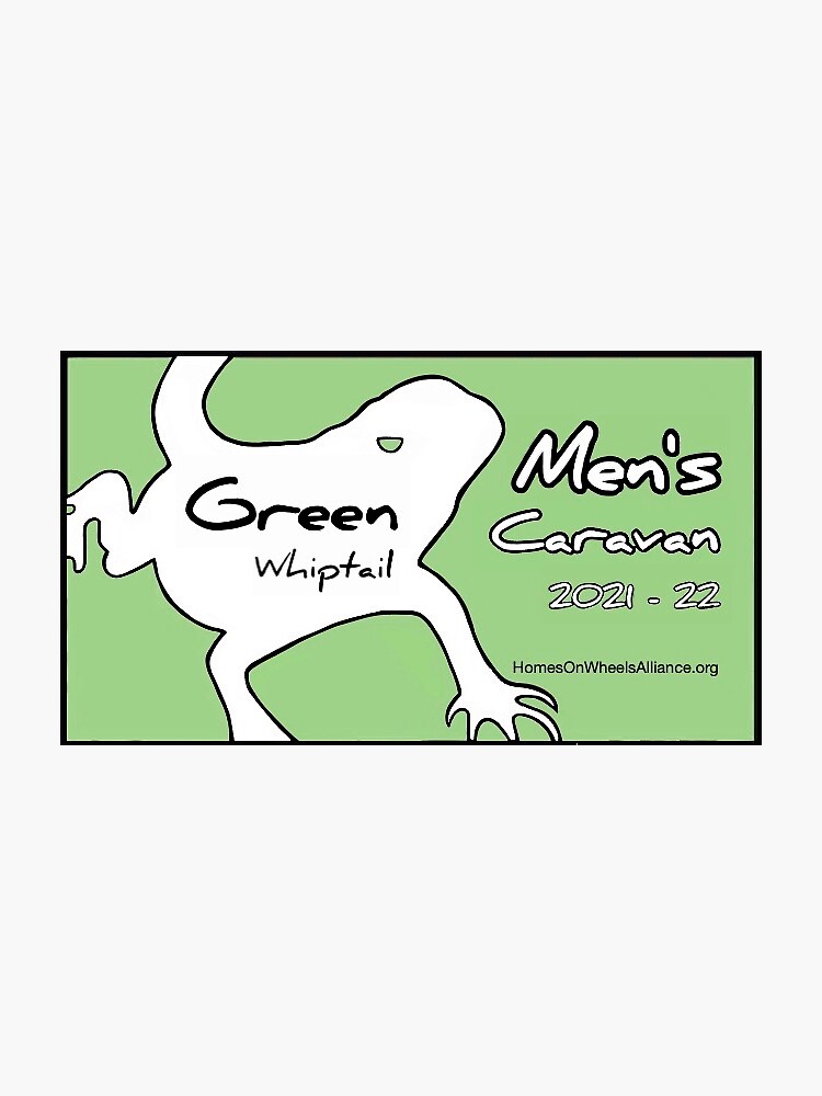 Men's Green Whiptail Caravan by SuanneC