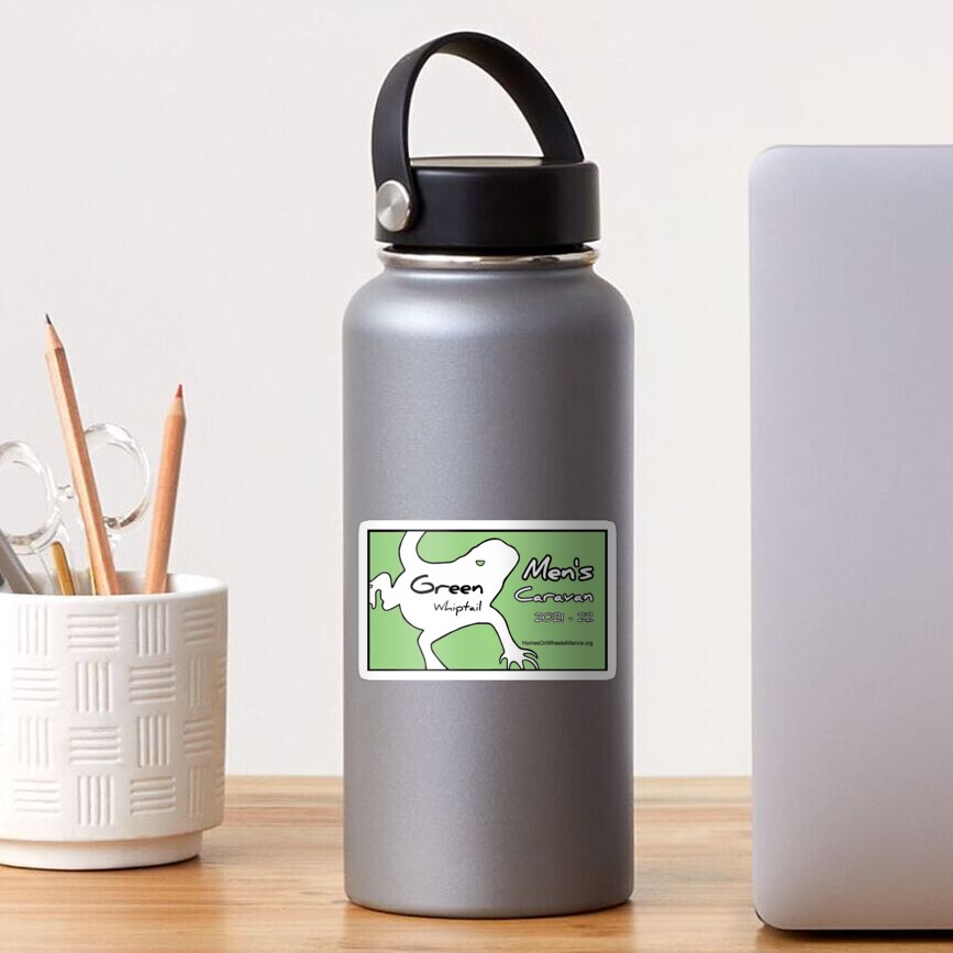 Men's Green Whiptail Caravan Sticker