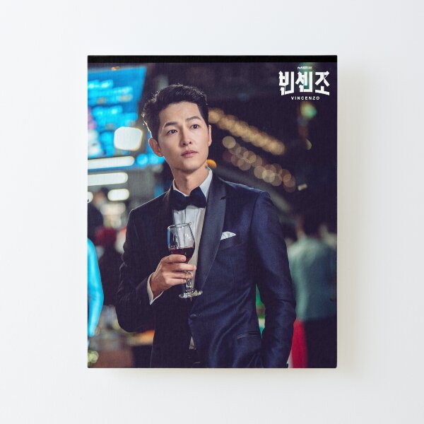 Vincenzo Cassano Kdrama - Chanson Joongki Impression montée sur toile