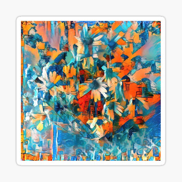 DeepStyle abstraction Sticker