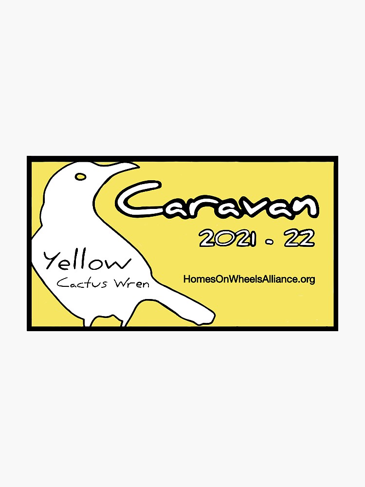 Yellow Cactus Wren Caravan by SuanneC