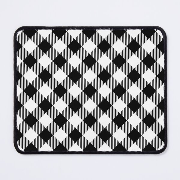 Item preview, Diagonal Black and White Buffalo Plaid designed and sold by SocialAtrophy.