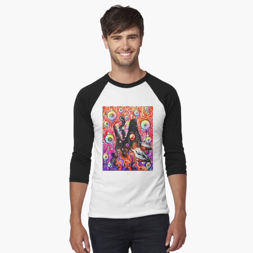 Item preview, Baseball ¾ Sleeve T-Shirt designed and sold by cloudsover31.