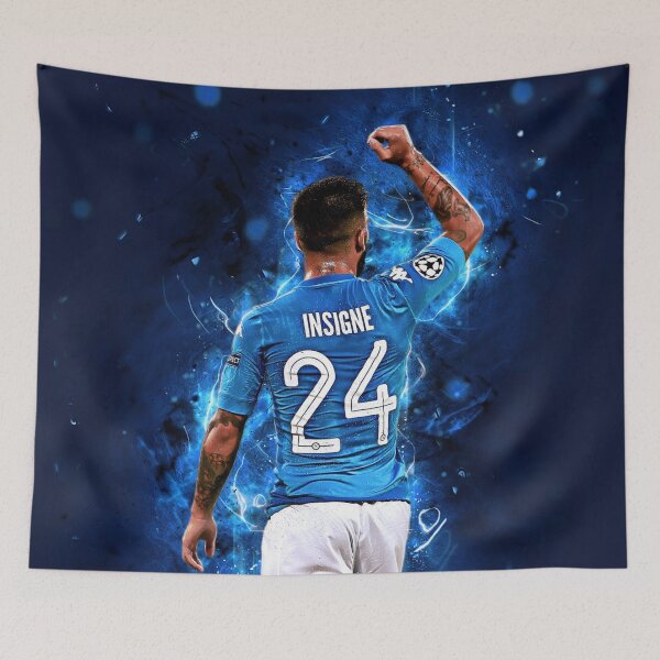 Item preview, Wallpaper Lorenzo Insigne Illustration  designed and sold by TabinaFathar.