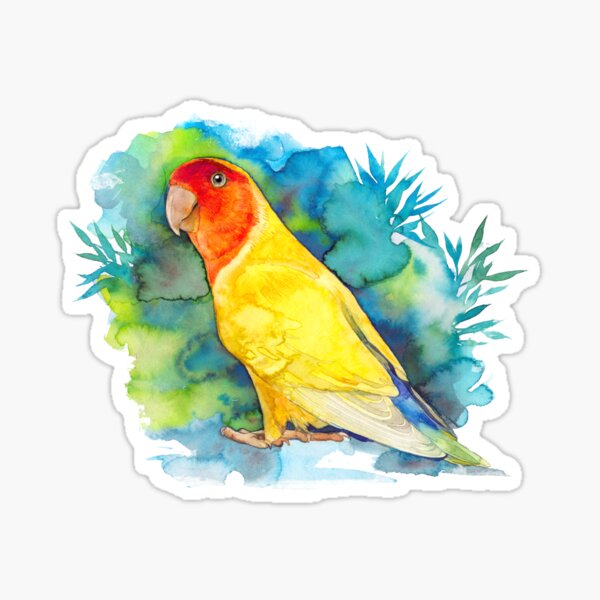 Item preview, Agapornis roseicollis designed and sold by Losenko  Mila.