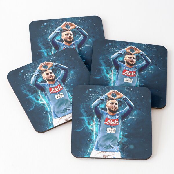 Item preview, Illustration Lorenzo Insigne Wallpaper designed and sold by TabinaFathar.