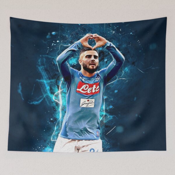 Item preview, Illustration Lorenzo Insigne Wallpaper designed and sold by TabinaFathar.