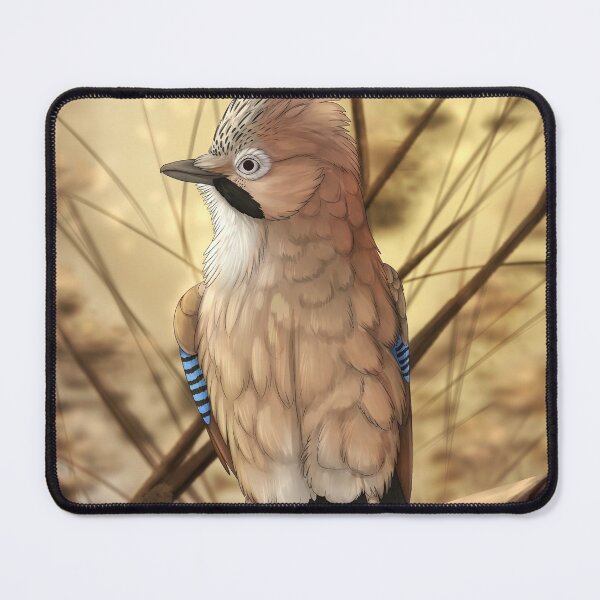 Item preview, Perched Eurasian Jay designed and sold by DragonArtist15.