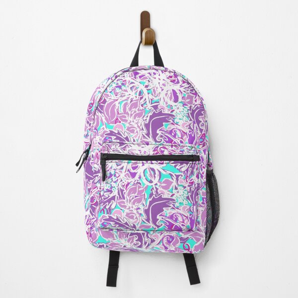 Item preview, Abstract Watercolor Purple and Vibrant Teal Leaves  designed and sold by silviaol.