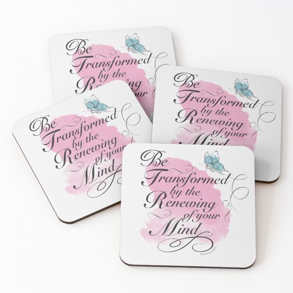 Item preview, Be Transformed - Renew your mind - Romans 12 : 2 - scripture designed and sold by MagaliC.