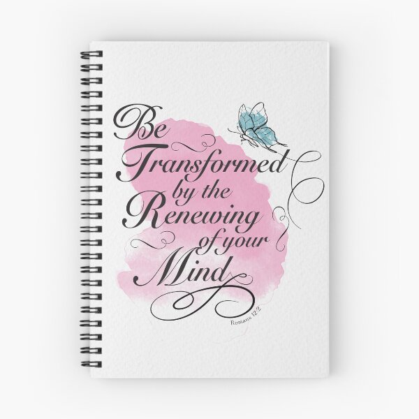 Item preview, Be Transformed - Renew your mind - Romans 12 : 2 - scripture designed and sold by MagaliC.