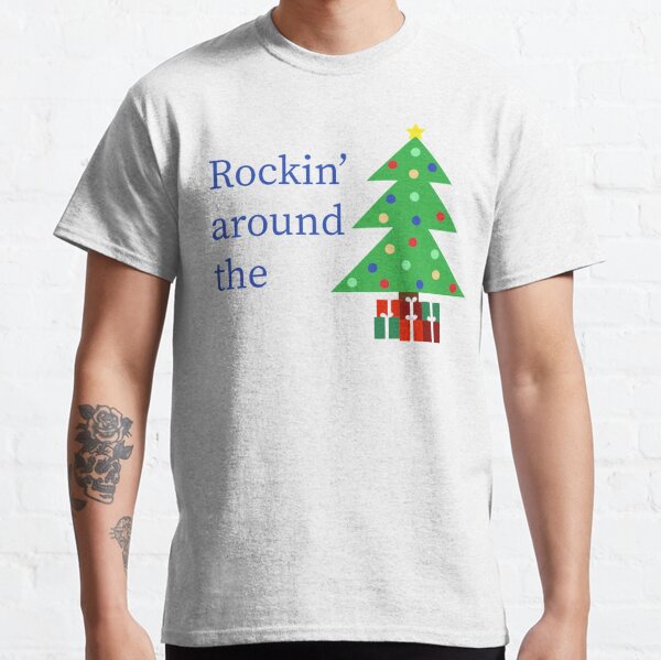 Rockin Around The Christmas Tree Vintage Style Women T-shirts