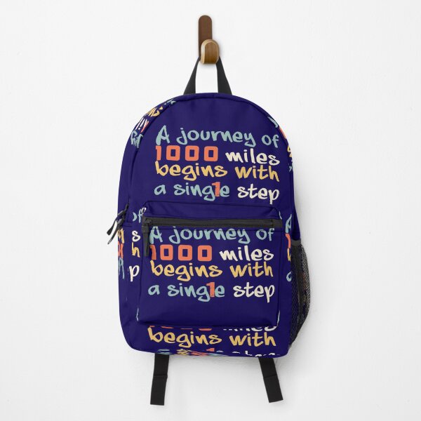 Item preview, A journey of 1000 miles begins with a single step, Motivational quotes, positive words and inspirational sayings for encouraging to do the best in your life. designed and sold by Quotesgallery.