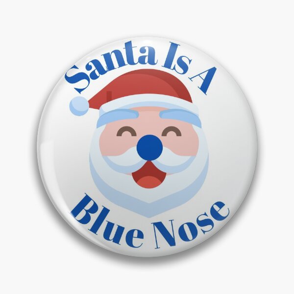 Item preview, Santa is a Blue Nose designed and sold by RFCZines.
