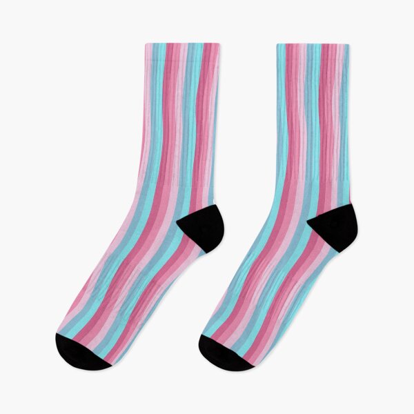 Item preview, Pinkish Blue Vertical Five Stripes  designed and sold by LoloTrends.
