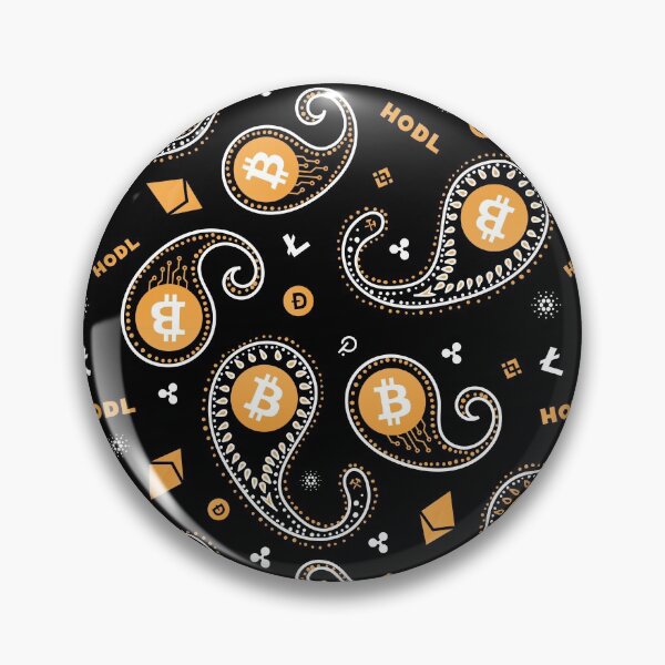 Item preview, Bitcoin crypto paisley designed and sold by Vitaliy Klimenko.