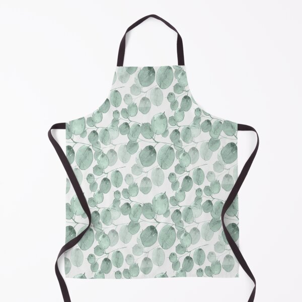 Aperçu de l'œuvre Aquarelle Pastel Feuilles Vert Clair Motif Nature Botanique créée et vendue par silviaol.