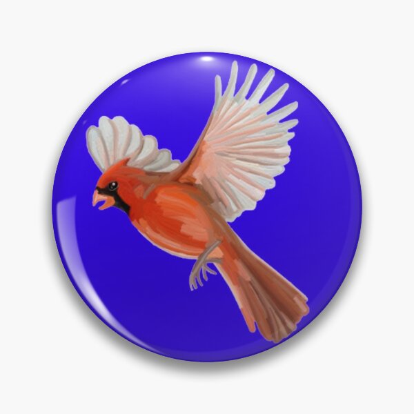 Item preview, Flying Red Cardinal Illustration designed and sold by Deborah Camp.