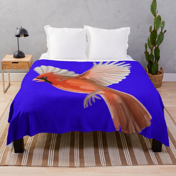 Item preview, Flying Red Cardinal Illustration designed and sold by Deborah Camp.