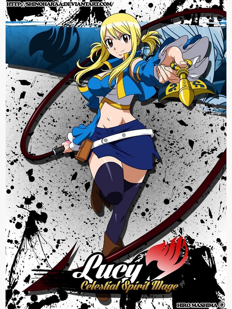 Fairy Tail Lucy Heartfilia Name Anime Spiral Notebook