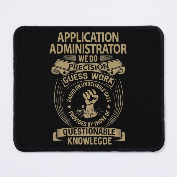 Aperçu de l'œuvre T-shirt d'administrateur d'application - T-shirt d'article cadeau We Do Precision Job créée et vendue par paneczkopat.