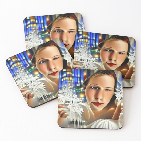 Item preview, Art Deco Angel Modern AI Art designed and sold by Melissa Park.