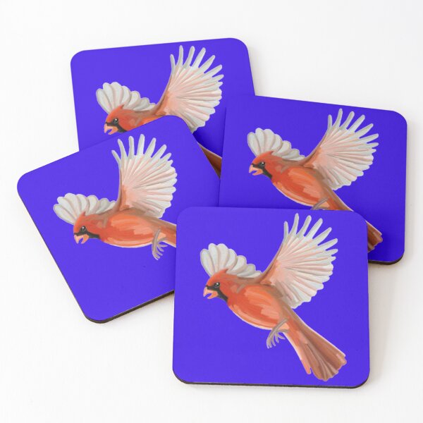 Item preview, Flying Red Cardinal Illustration designed and sold by Deborah Camp.