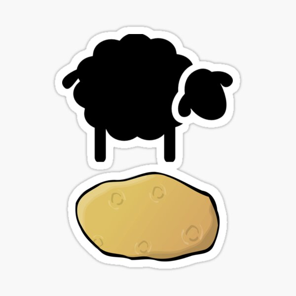 Black Sheep Potato Sticker
