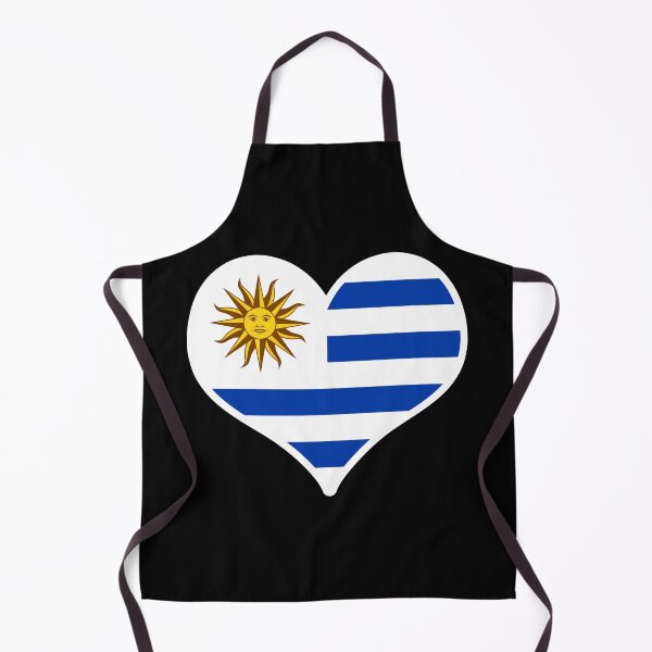 Item preview, Uruguay Flag Heart designed and sold by PKHalford.