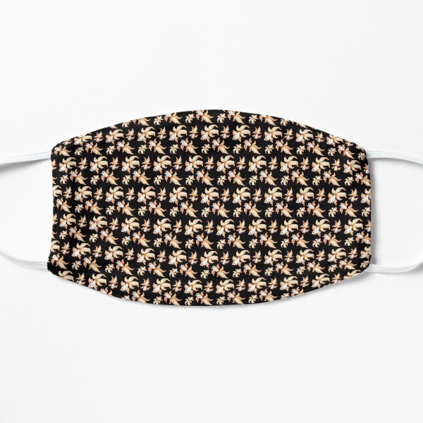 orange goldfish Flat Mask