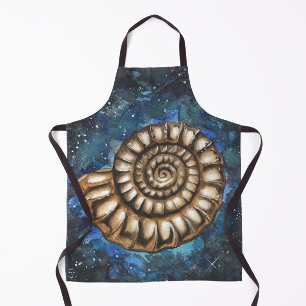 Item preview, Pyrite Ammonite Watercolour designed and sold by The Gabi Balla.