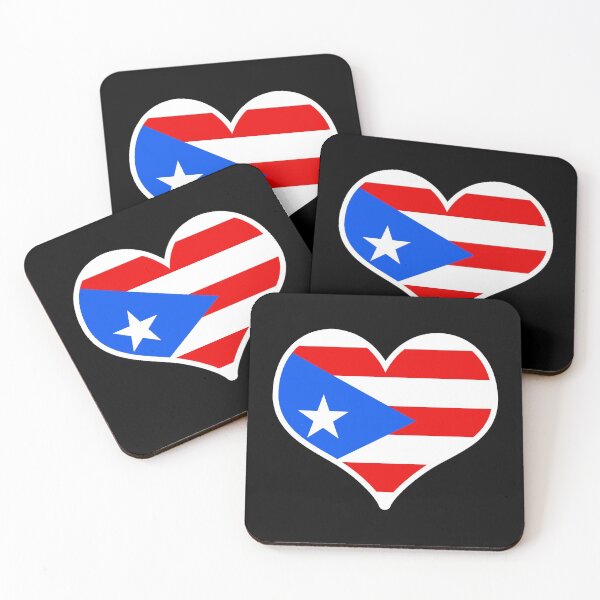 Item preview, Puerto Rico Flag Heart designed and sold by PKHalford.