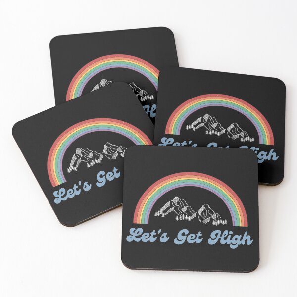 Item preview, Let's Get High Hiking Rainbow designed and sold by rosendosen.