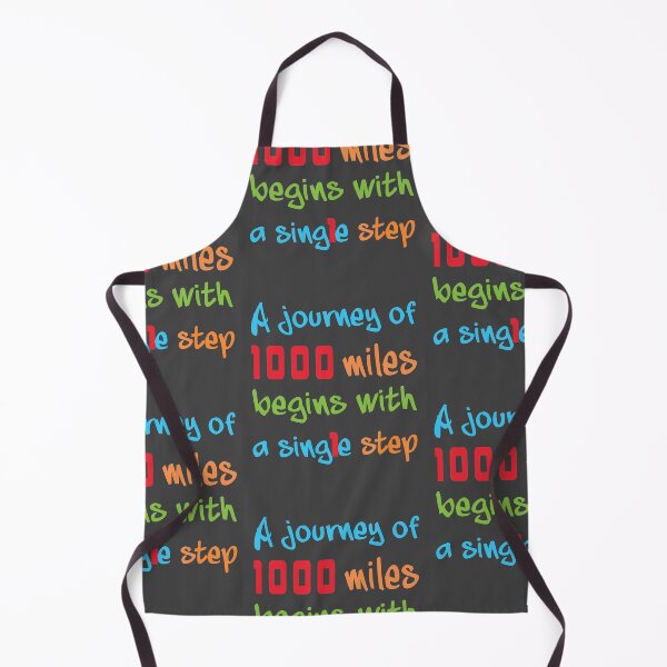 Item preview, A journey of 1000 miles begins with a single step, Motivational quotes, positive words and inspirational sayings for encouraging to do the best in your life. designed and sold by Quotesgallery.
