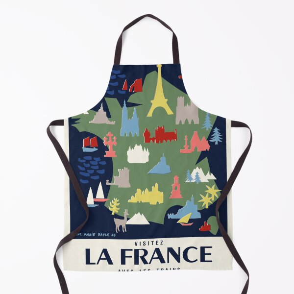 Item preview, Visit France Poster - SNCF 1957 designed and sold by traincrewdesign.