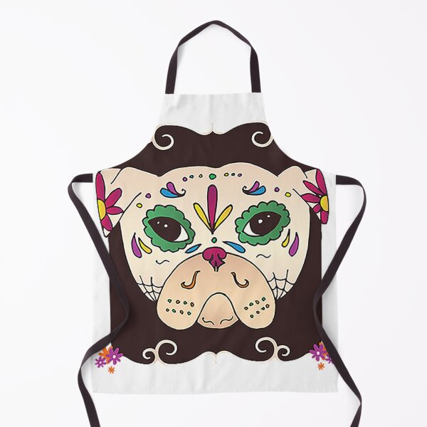 Item preview, Sugar Skull Pug – Day of the Dead designed and sold by Ella1901.