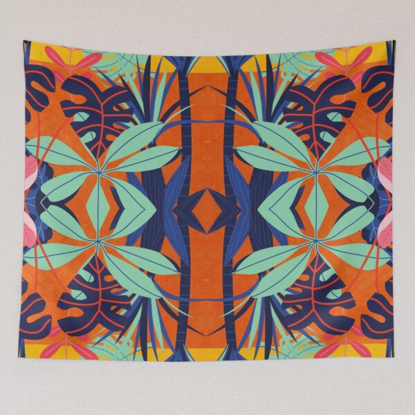 Item preview, Exotic Tropical Leaves Seamless Pattern designed and sold by Designs By YL.