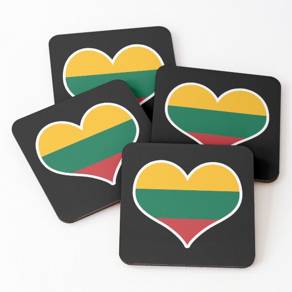Item preview, Lithuania Flag Heart designed and sold by PKHalford.